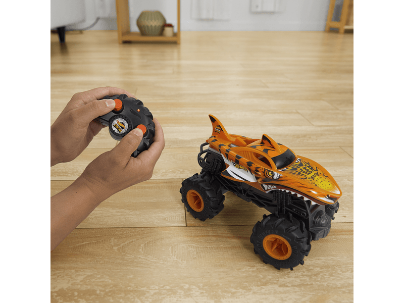 Hot Wheels Monster Trucks Tigershark Távirányítós autó