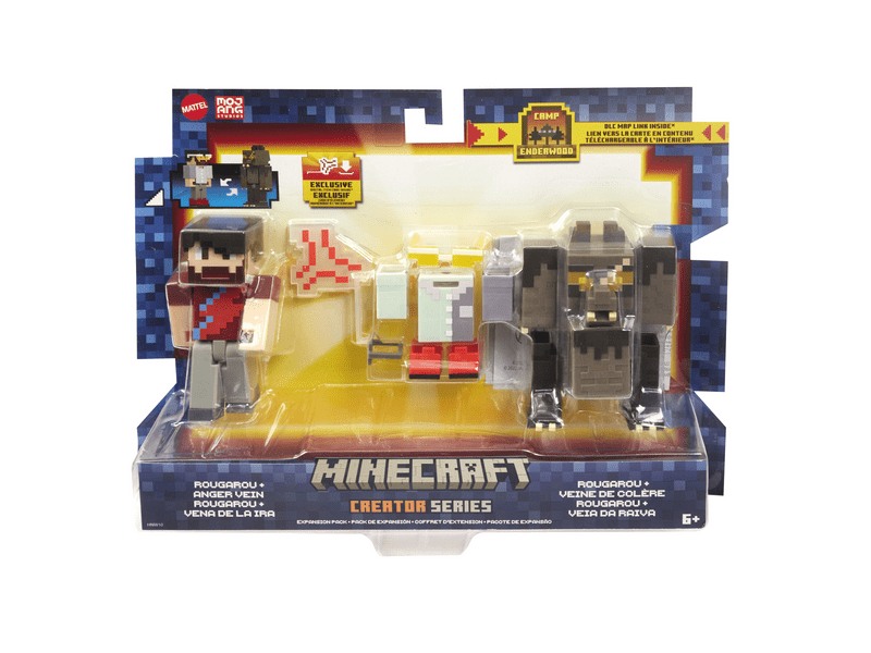 Mattel Minecraft Creator bővítőcsomag Rugarou+AngerVein (HNW10)