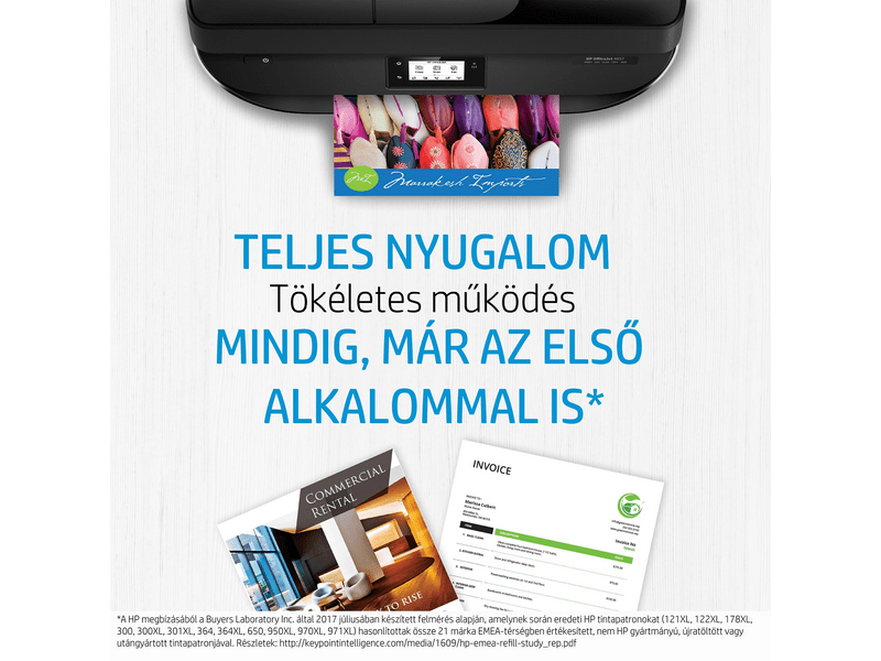 HP No.304 színes eredeti tintapatron – Instant Ink (N9K05AE)