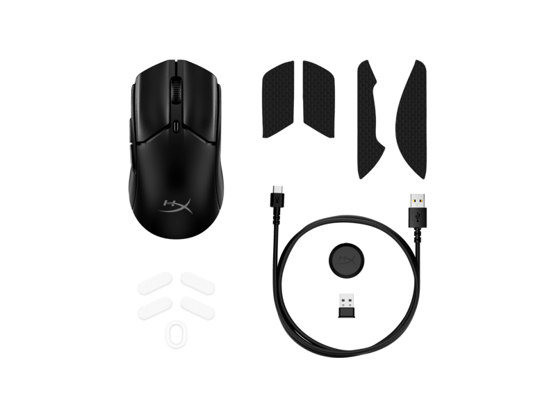 HP HYPERX vezeték nélküli gaming egér Pulsefire Haste 2 Mini - fekete