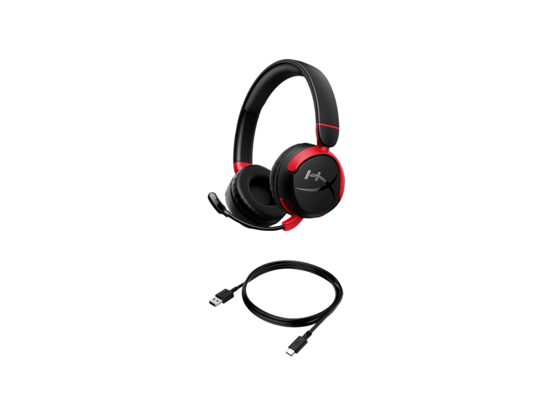 HyperX Cloud Mini Vezeték nélküli Gaming headset, fekete (7G8F2AA)