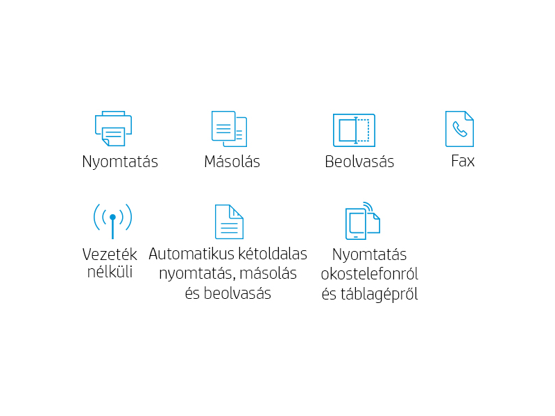 HP Officejet Pro 9010e multifunkciós tintasugraras nyomtató, A4, színes, Wi-Fi, HP+, 6 hónap Instant Ink (257G4B)