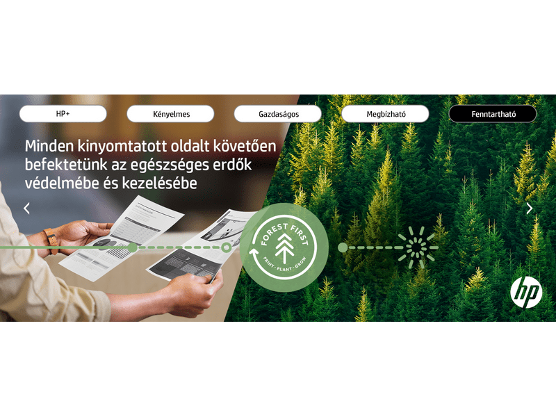 HP Officejet Pro 9010e multifunkciós tintasugraras nyomtató, A4, színes, Wi-Fi, HP+, 6 hónap Instant Ink (257G4B)