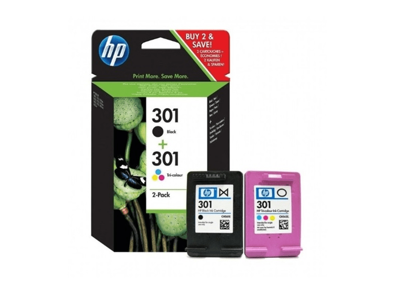 HP 301 2 darabos eredeti tintapatron csomag (N9J72AE)