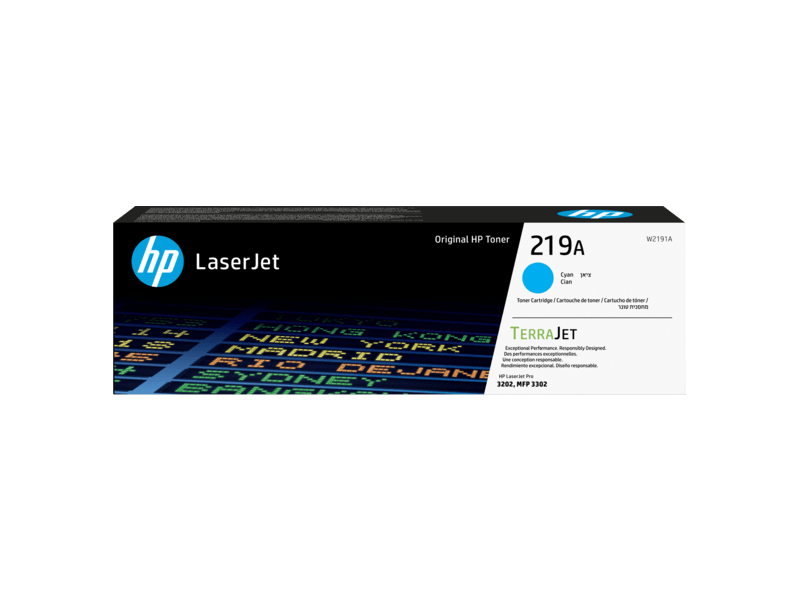 HP W2191A Toner, ciánkék