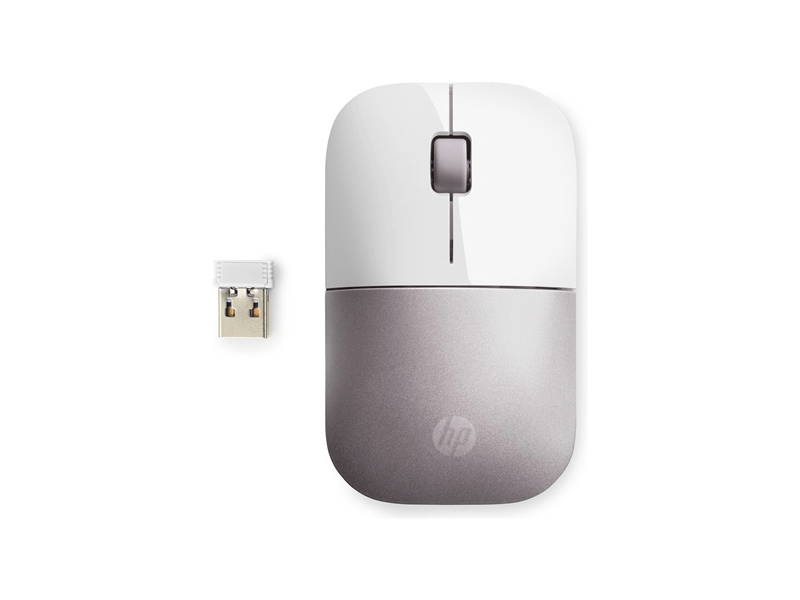 HP Z3700 vezeték nélküli egér, fehér/rózsaszín (4VY82AA)