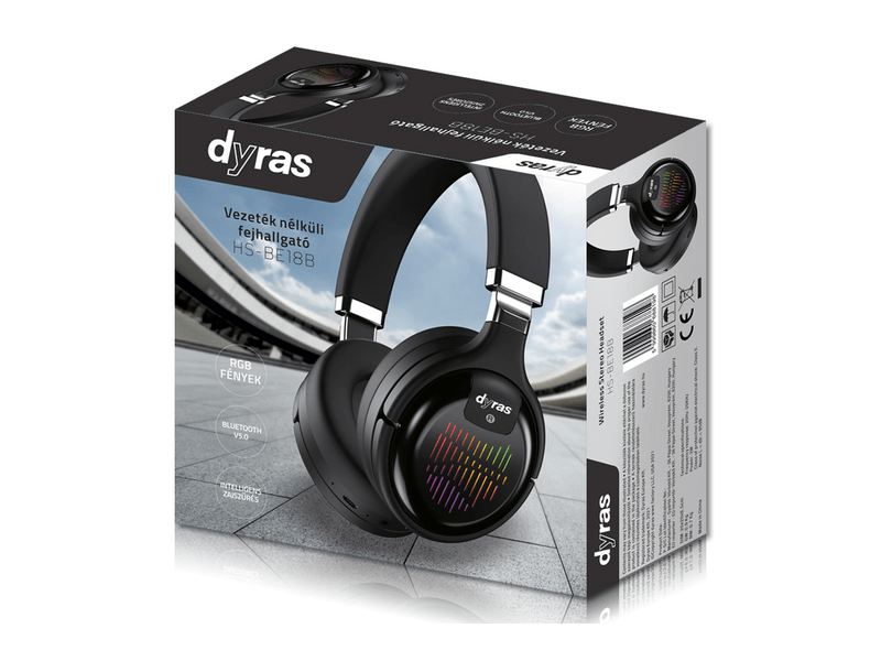Dyras HS-BE18B Vezeték nélküli fejhallgató
