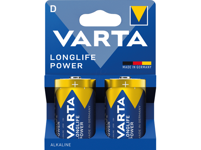 Varta Longlife Power LR20 D Goliath baterije, 2 kom.