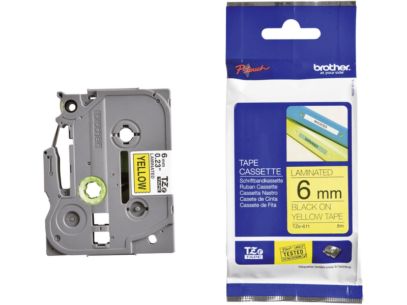 Brother P-touch TZe-611 Feliratozógép szalag (QPTTZ611)