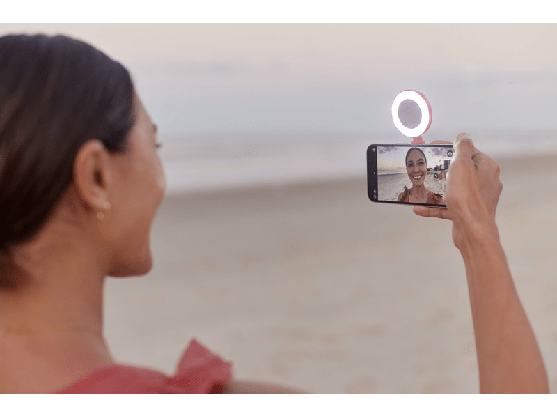 ShiftCam SnapLight LED gyűrű, Krétarózsaszín (SL-IN-PK-EF)