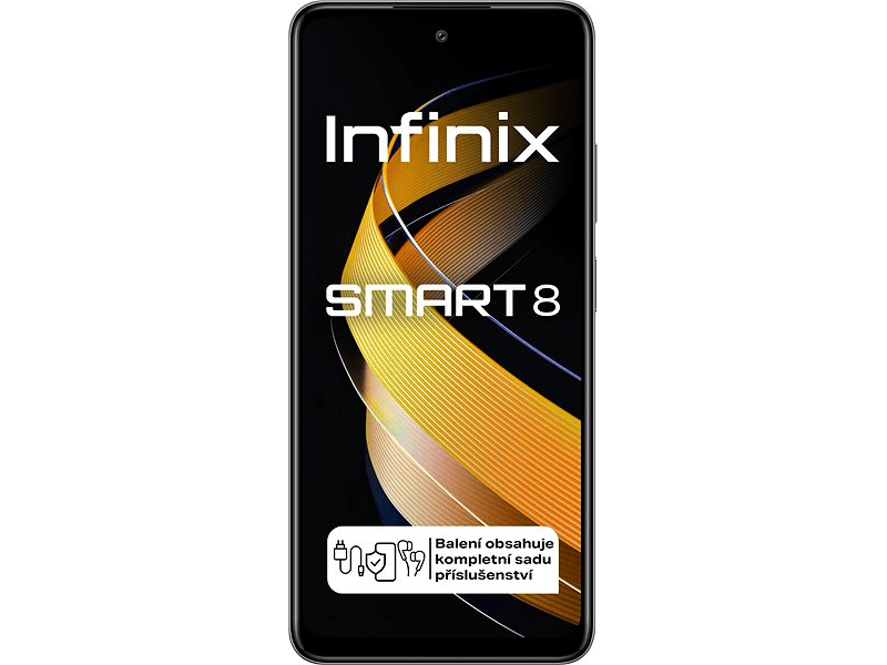 Infinix Smart 8 3/64 GB Okostelefon, fekete