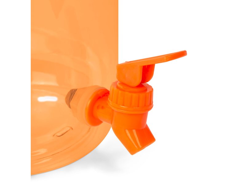 Family 57238A Italadagoló csappal, műanyag pohárszettel - halloweeni tök - 4,4 l