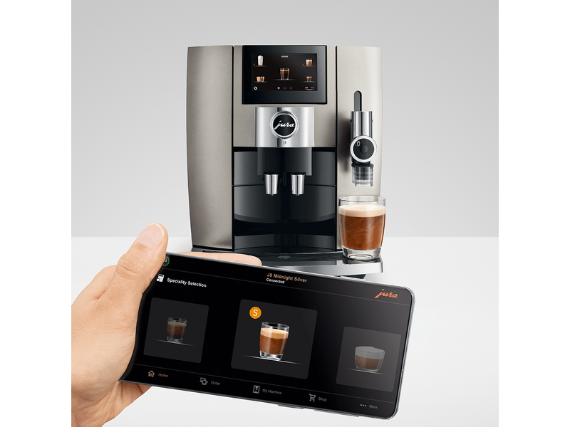 Jura J8 (EA) Automata kávéfőző, ezüst (15471)