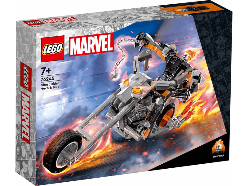 LEGO® Super Heroes Szellemlovas robot és motor (76245)