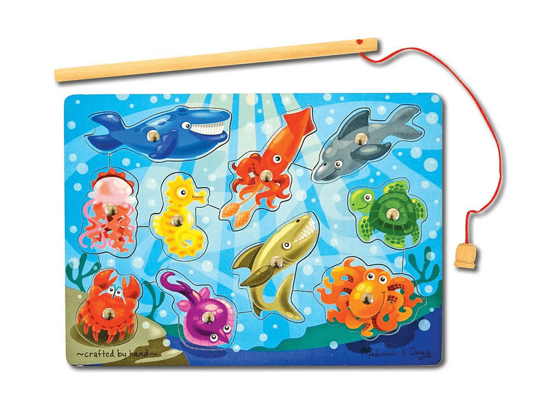 Melissa & Doug fa készségfejlesztő játék, mágneses horgászat