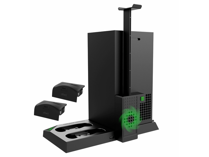 iPega XBX013 aszt. tartó, hűtő, 2 db akk
