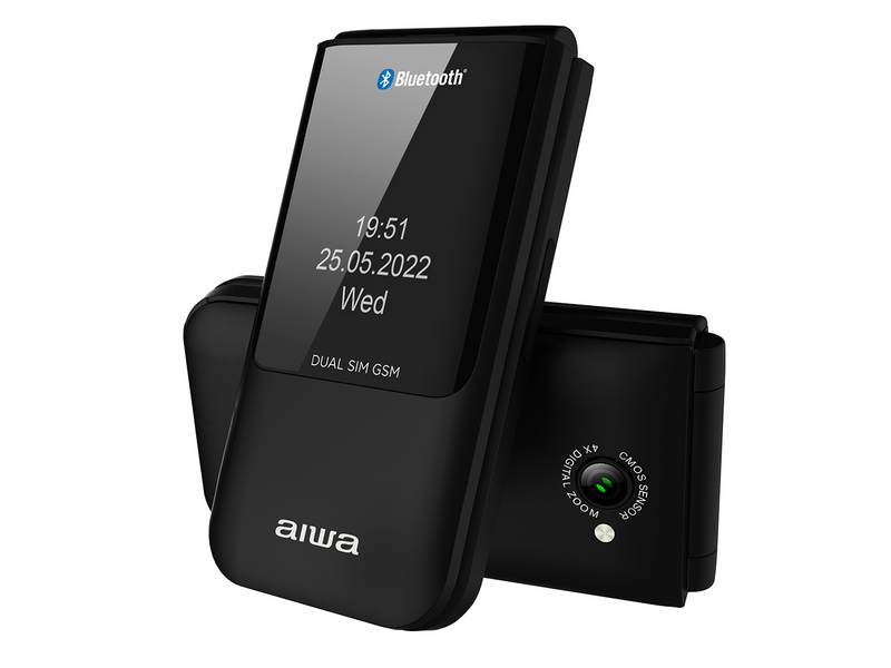 Aiwa FP24-BK Flip mobil, fekete