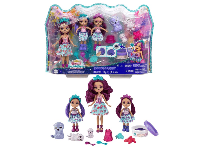 Enchantimals: Óceáni királyság - vidra család állatkákkal