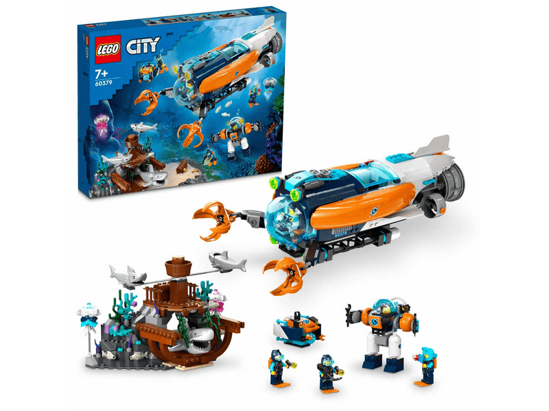 LEGO® City Mélytengeri kutató tengeralattjáró (60379)