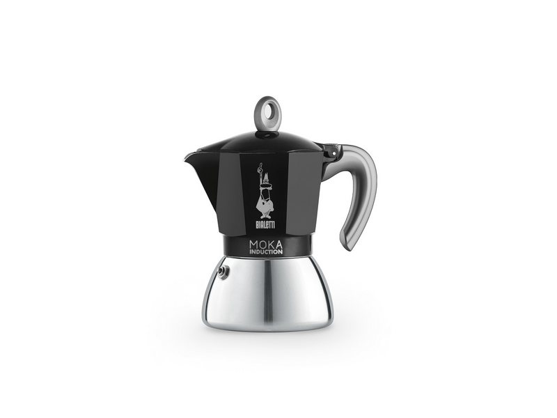 Bialetti Moka Induction kotyogós kávéfőző 6 adag, fekete (6936)