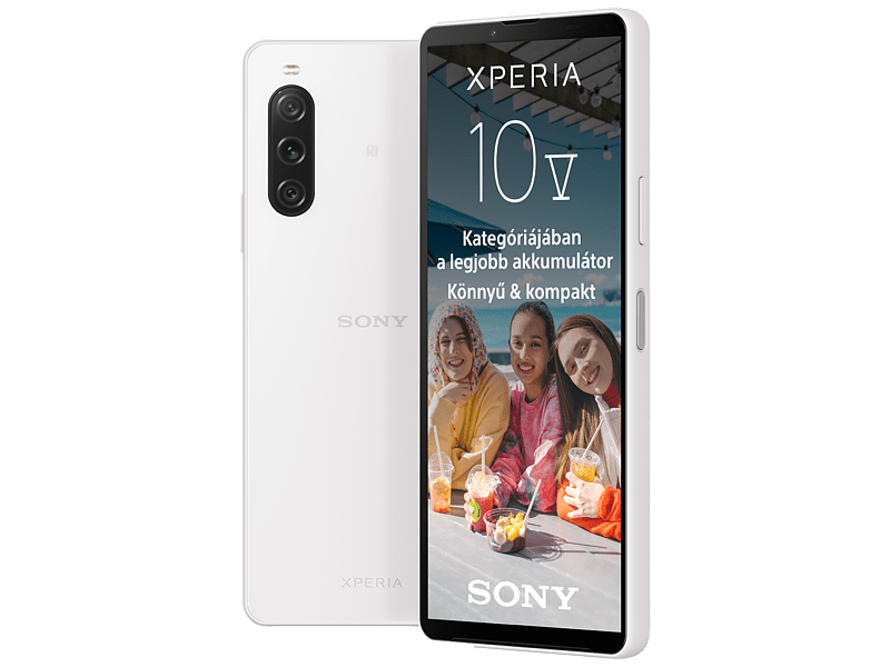 Sony Xperia 10 V 6/128GB Okostelefon, Fehér