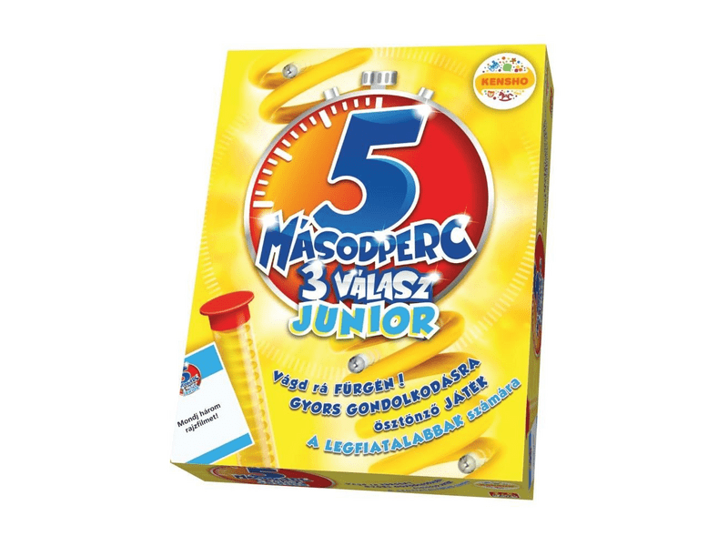 5 másodperc 3 válasz - Junior társasjáték (678803)
