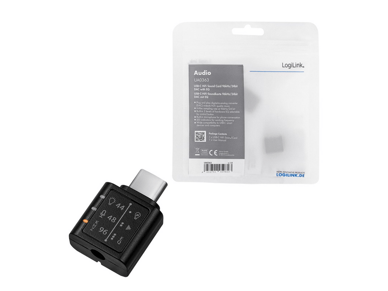 Logilink USB 3.2 audioadapter EQ-val, UA0363