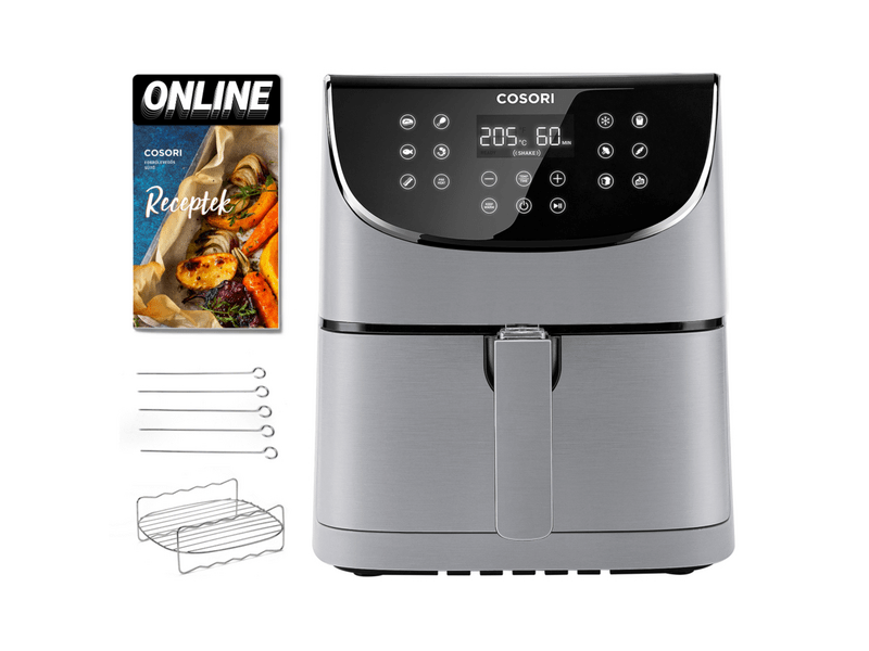 Cosori CP158-AF-RXA Premium Forrólevegős sütő, szürke