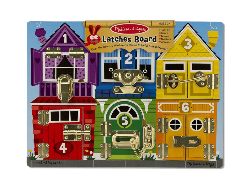 Melissa & Doug készségfejlesztő játék, zárak és reteszek