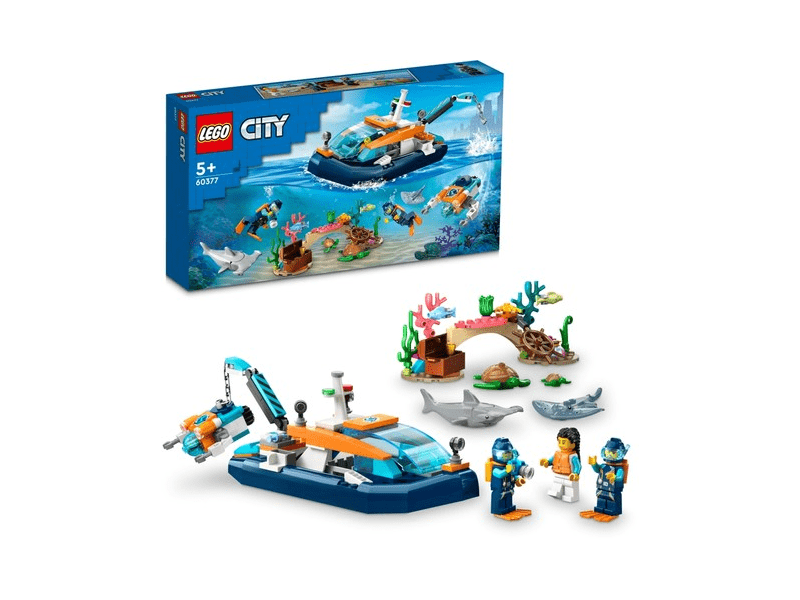 LEGO® City Felfedező búvárhajó (60377)