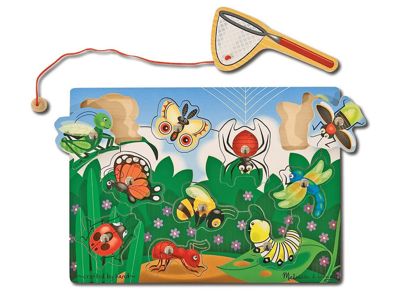 Melissa & Doug fa készégfejlesztő játék, mágneses lepkeháló