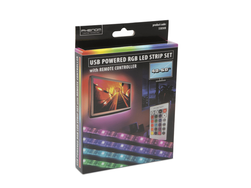 PHENOM 55850B USB LED szalag háttérvilágítás tv-hez 40