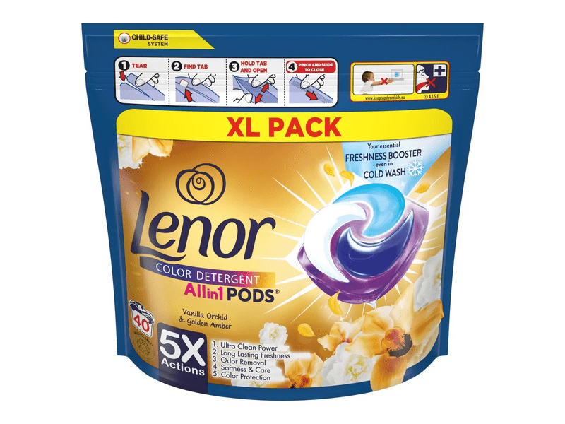 Lenor All-in-1 Pods Gold Orchid mosókapszula 40 db