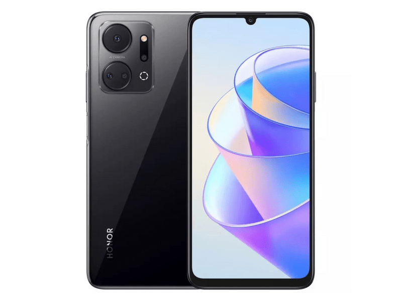 HONOR X7a 4/128GB Okostelefon, Éjfekete