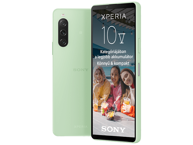 Sony Xperia 10 V 6/128GB Okostelefon, Zsályazöld