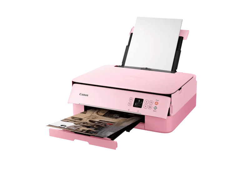 Canon PIXMA TS5352A Tintasugaras Multifunkciós Nyomtató, Rózsaszín