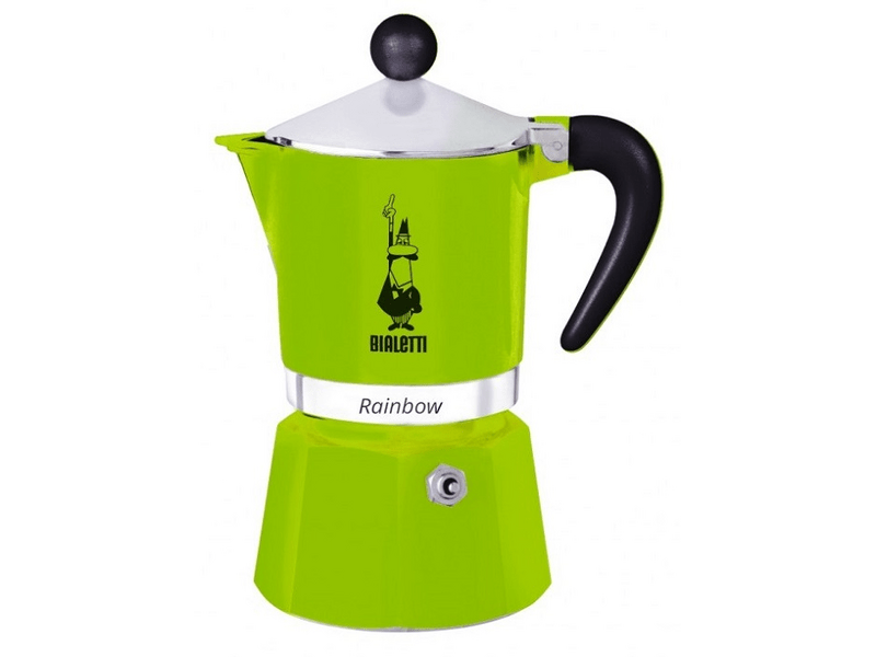 Bialetti Rainbow kotyogós kávéfőző 3 adag, zöld (4972)