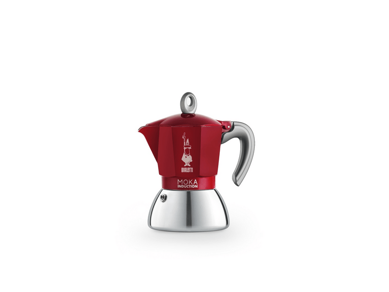 Bialetti Moka Induction kotyogós kávéfőző 4 adag, piros (6944)