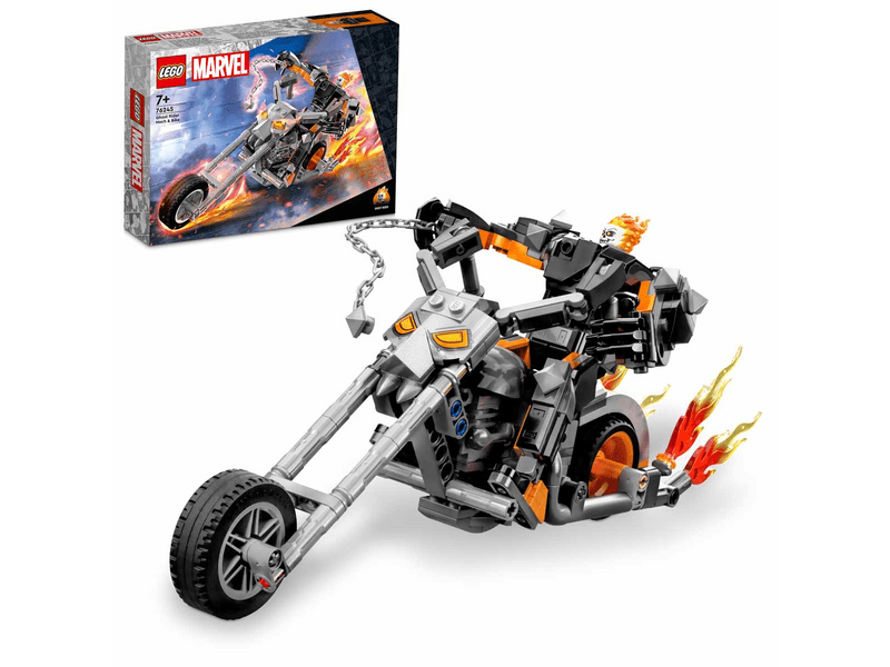 LEGO® Super Heroes Szellemlovas robot és motor (76245)