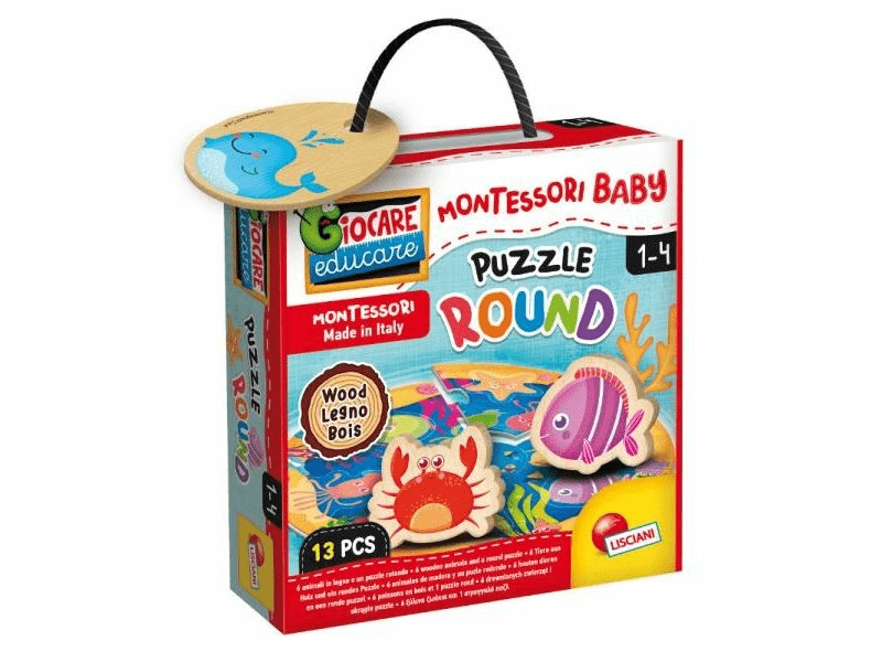 Montessori baby puzzle - tengeri állatok (96916)