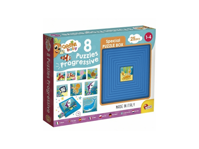 Carotina baby progresszív puzzle - tenger (LIS 95490)