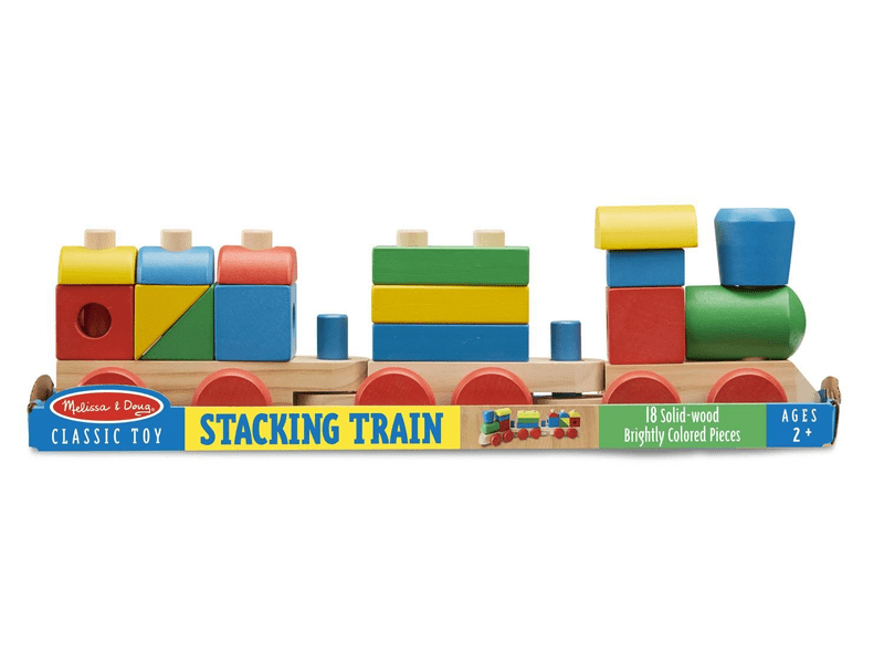 Melissa & Doug fa készségfejlesztő játék, építs vonatot