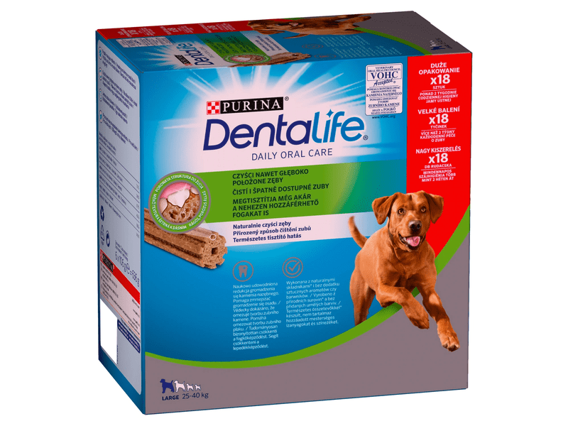 Dentalife Large kutya jutalomfalat multipack 6x106g