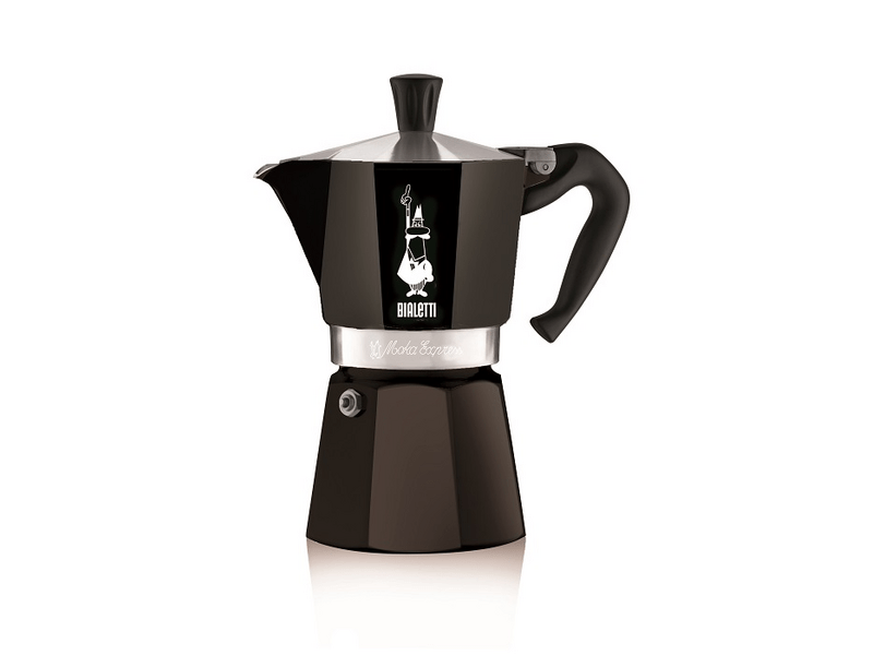 Bialetti Moka Express kotyogós kávéfőző 6 adag, fekete (4953)