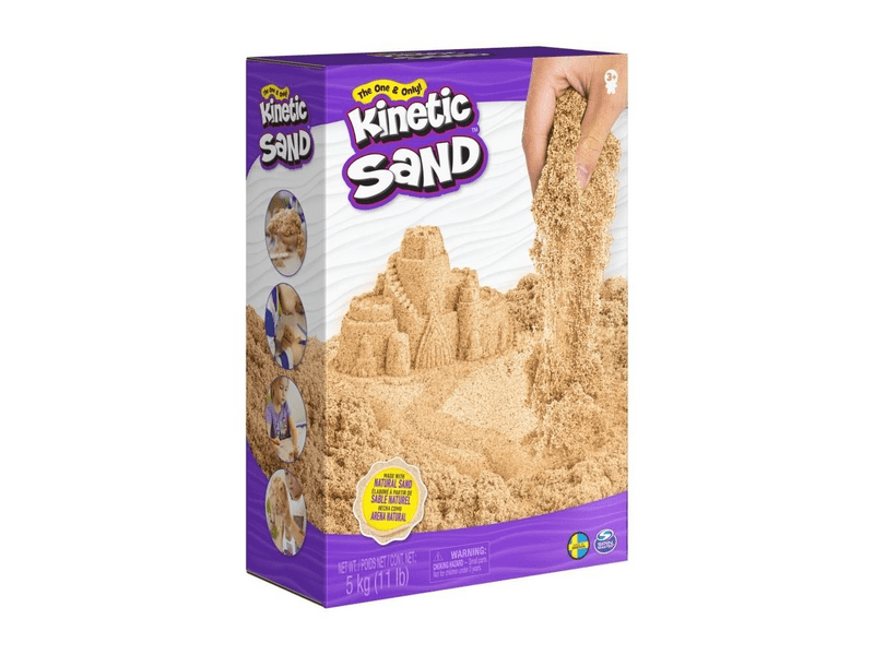 Kinetic Sand 5kg, homok, barna