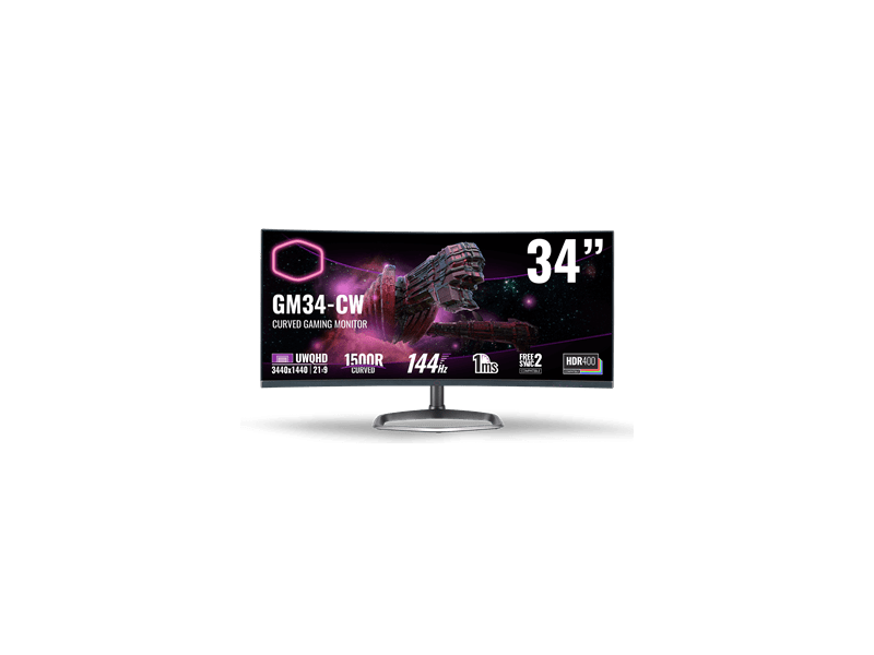 Mon 34 CMI-GM34-CW monitor - UWQHD VA