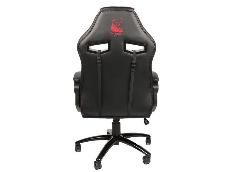 Konix DRAKKAR Thor Gaming szék fej-és deréktámasszal, fekete-piros