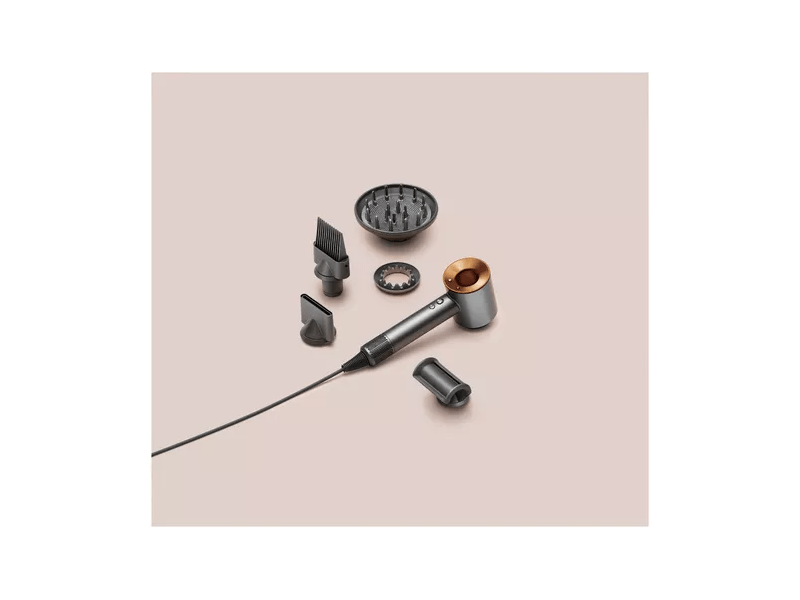 Dyson Supersonic HD07 hajszárító, Nickel/Copper (389922-01)