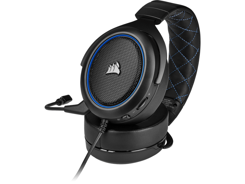 Corsair HS50 PRO Gaming Fejhallgató, kék (CA-9011217-EU)