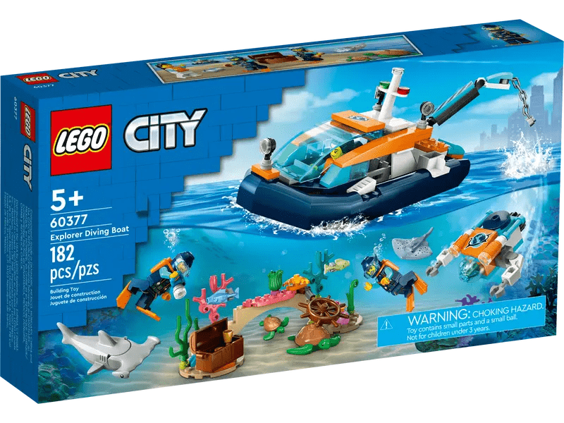 LEGO® City Felfedező búvárhajó (60377)